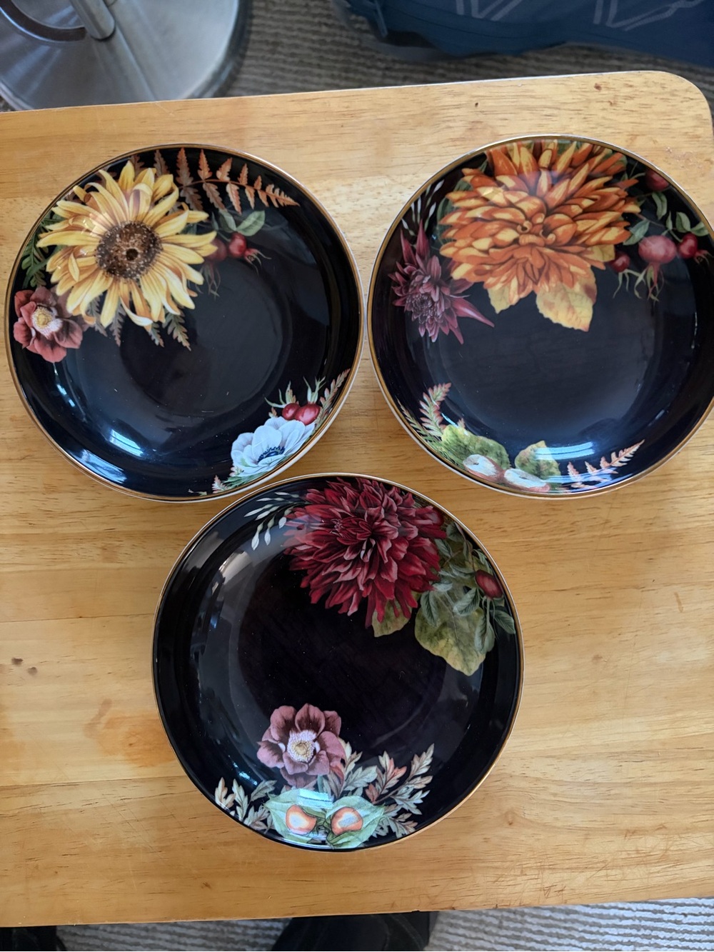 William Sonoma harvest dipping bowls -Set of 3